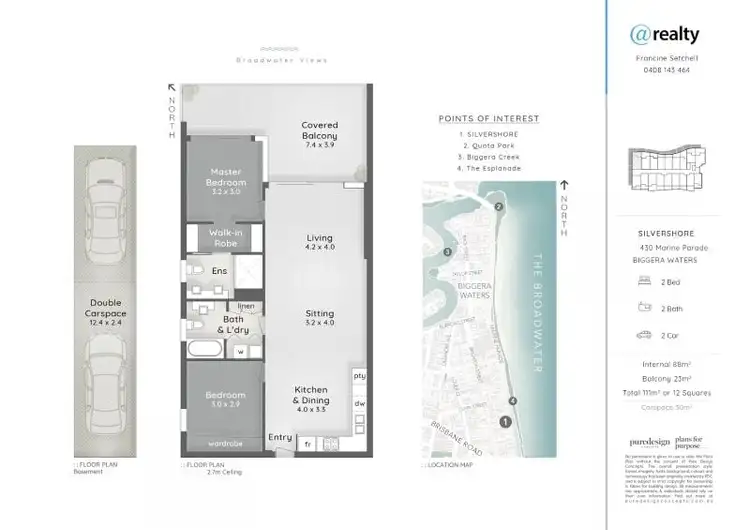 Floorplan of Homely apartment listing, 610/430 Marine Parade, Biggera Waters QLD 4216