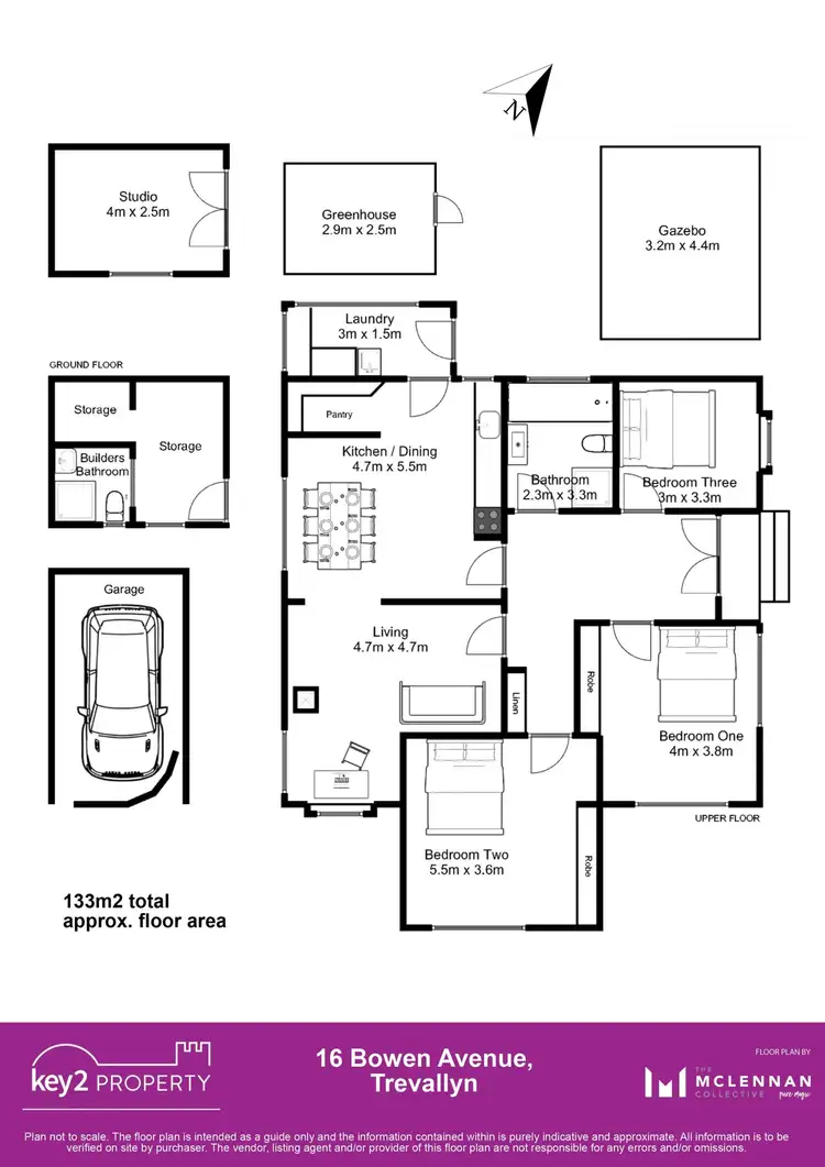 Floorplan of Homely house listing, 16 Bowen Avenue, Trevallyn TAS 7250