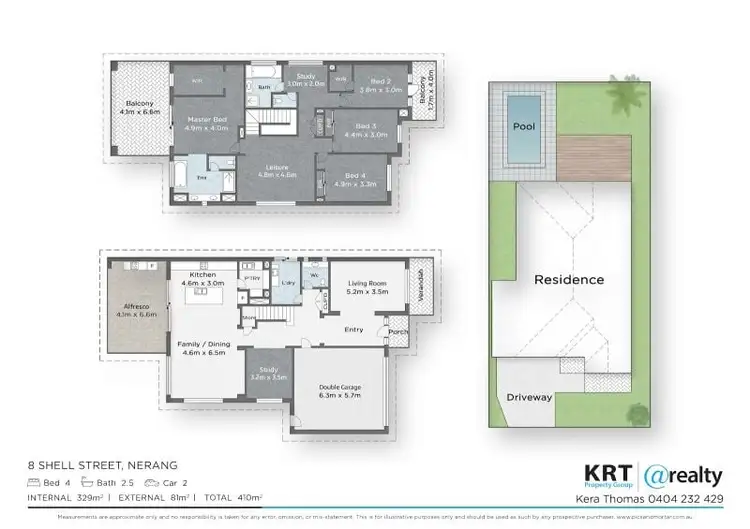 Floorplan of Homely house listing, 8 Shell Street, Nerang QLD 4211