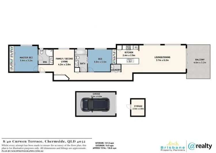 Floorplan of Homely apartment listing, 8/40 Curwen Terrace, Chermside QLD 4032