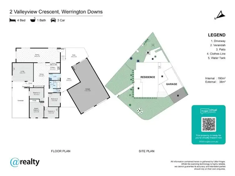 Floorplan of Homely house listing, 2 Valleyview Crescent, Werrington Downs NSW 2747