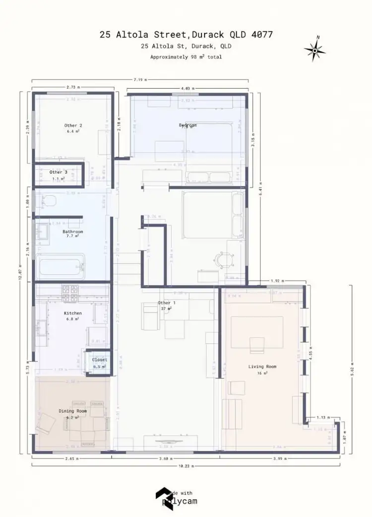 Floorplan of Homely house listing, 25 Altola Street, Durack QLD 4077