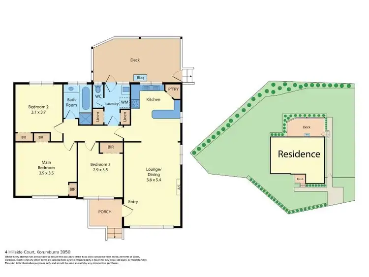 Floorplan of Homely house listing, 4 Hillside Court, Korumburra VIC 3950