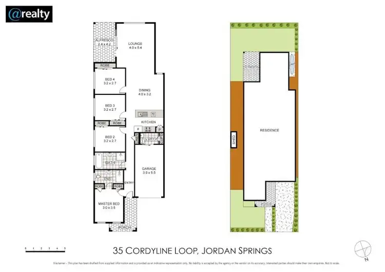 Floorplan of Homely house listing, 35 Cordyline Loop, Jordan Springs NSW 2747
