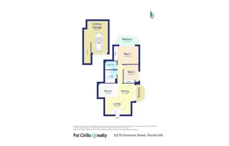 Floorplan of Homely apartment listing, 5/219 Dunmore Street, Pendle Hill NSW 2145