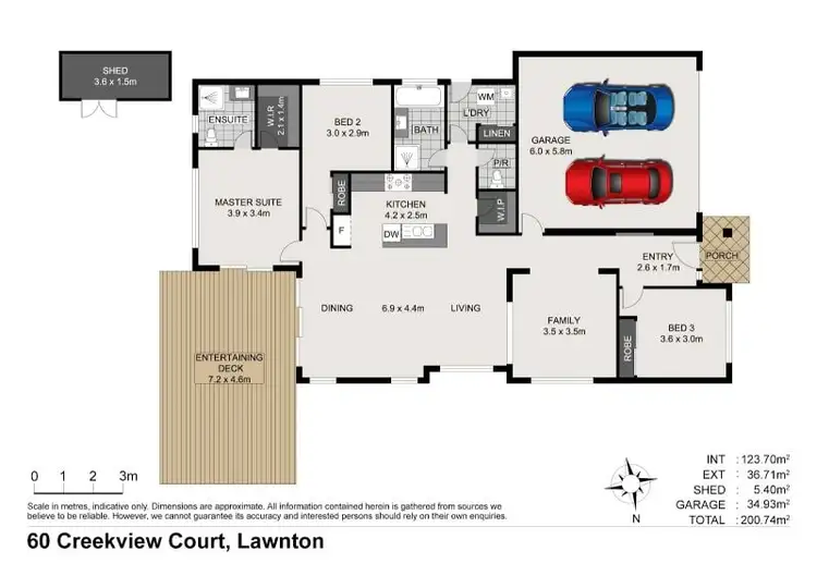 Floorplan of Homely house listing, 60 Creekview Court, Lawnton QLD 4501