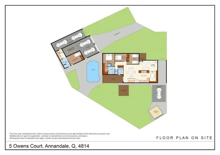 Floorplan of Homely house listing, 5 Owens Court, Annandale QLD 4814