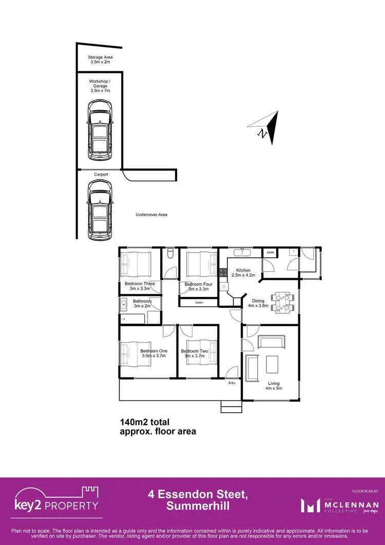 Floorplan of Homely house listing, 4 Essendon Street, Summerhill TAS 7250