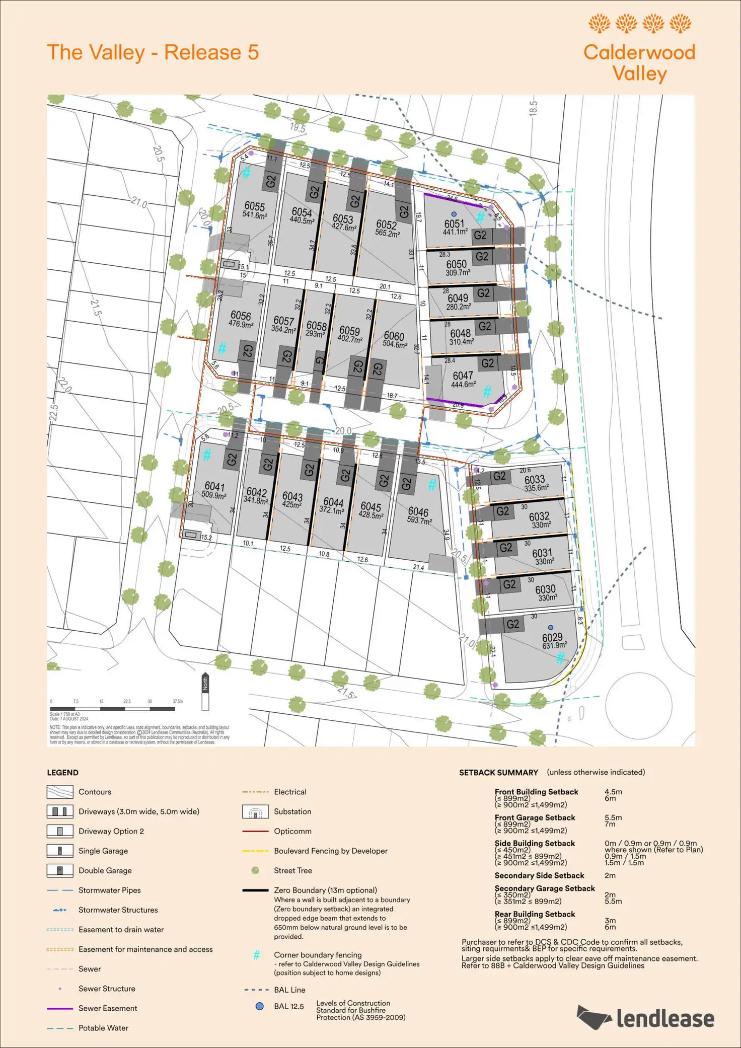 Floorplan of Homely land listing, Lot 6031 The Valley Release, Calderwood NSW 2527