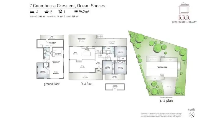 Floorplan of Homely house listing, 7 Coomburra Crescent, Ocean Shores NSW 2483