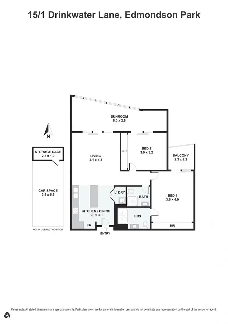 Floorplan of Homely apartment listing, unit 15/1 Drinkwater Lane, Edmondson Park NSW 2174