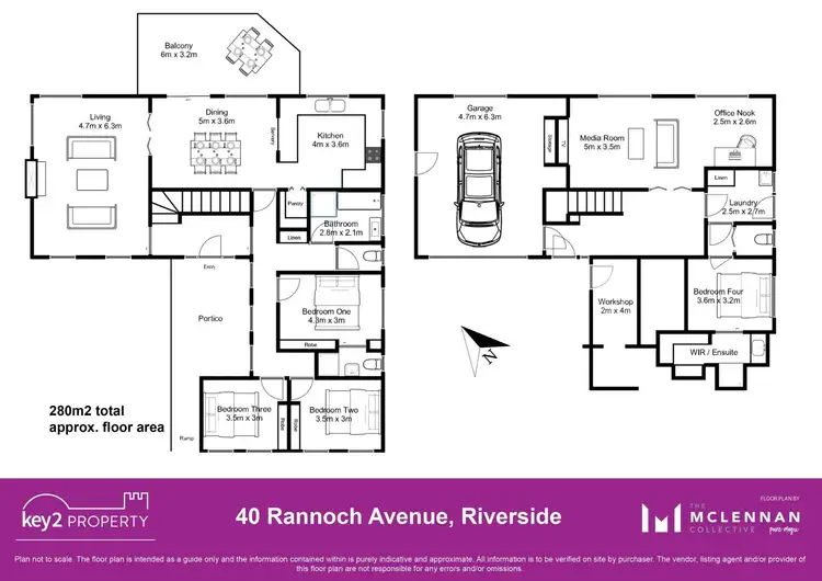 Floorplan of Homely house listing, 40 Rannoch Avenue, Riverside TAS 7250