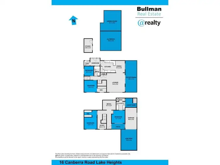 Floorplan of Homely house listing, 16 Canberra Road, Lake Heights NSW 2502
