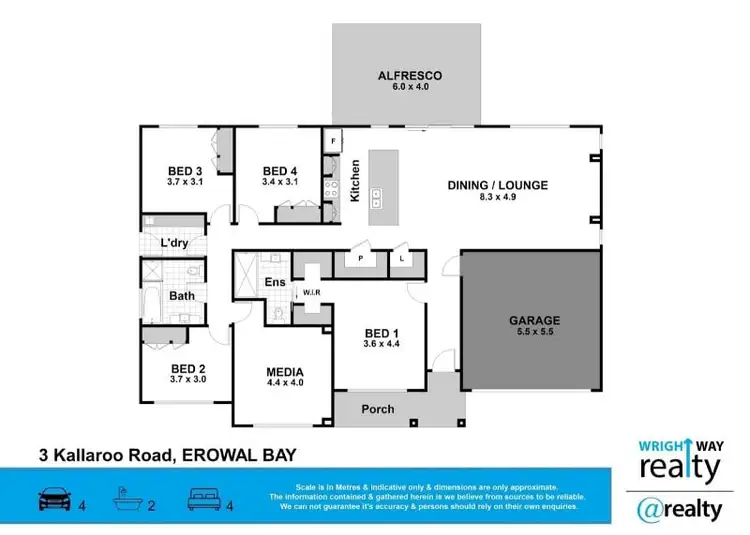Floorplan of Homely house listing, 3 Kallaroo Road, Erowal Bay NSW 2540