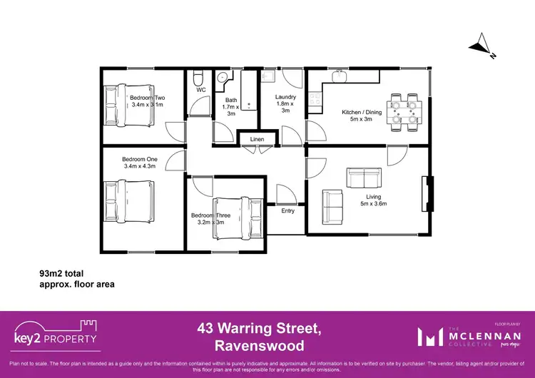 Floorplan of Homely house listing, 43 Warring Street, Ravenswood TAS 7250
