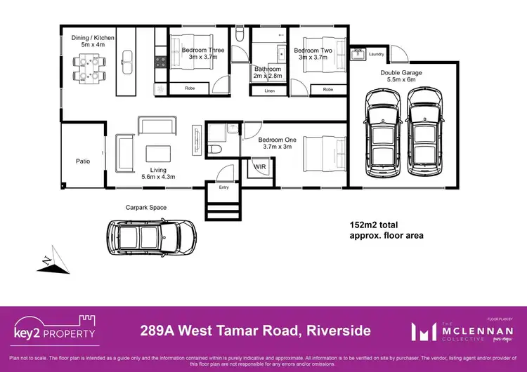 Floorplan of Homely house listing, 289A West Tamar Road, Riverside TAS 7250