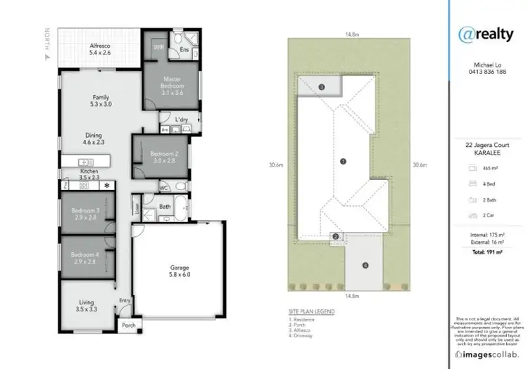 Floorplan of Homely house listing, 22 Jagera Court, Karalee QLD 4306
