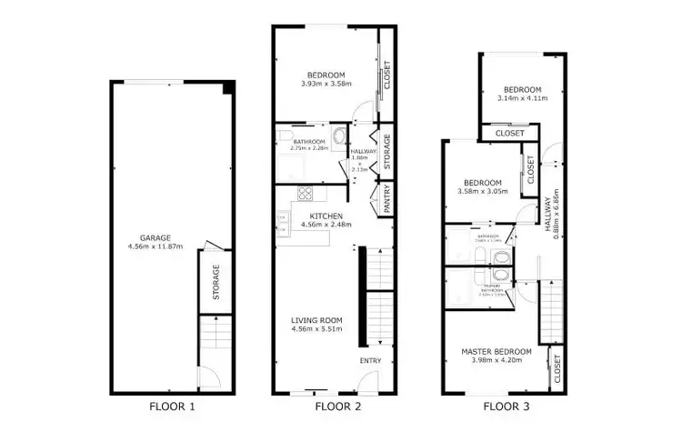 Floorplan of Homely townhouse listing, 8/22 Dulcie Holland Crescent, Moncrieff ACT 2914