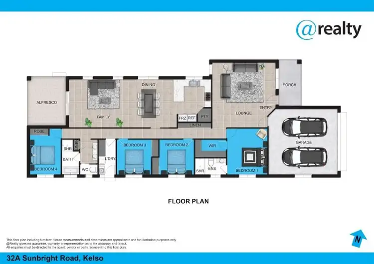 Floorplan of Homely house listing, 32A Sunbright Road, Kelso NSW 2795