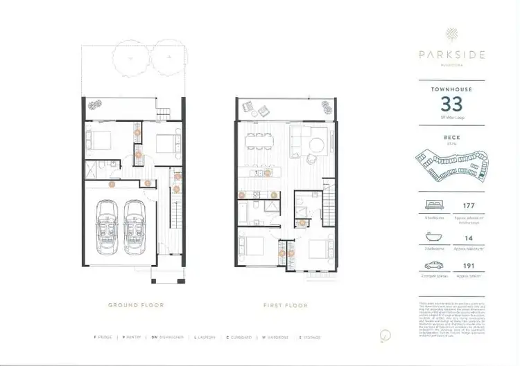 Floorplan of Homely townhouse listing, 59 Weir Loop, Bundoora VIC 3083