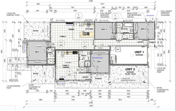 Floorplan of Homely semi-detached listing, 56 Wicker Road, Park Ridge QLD 4125