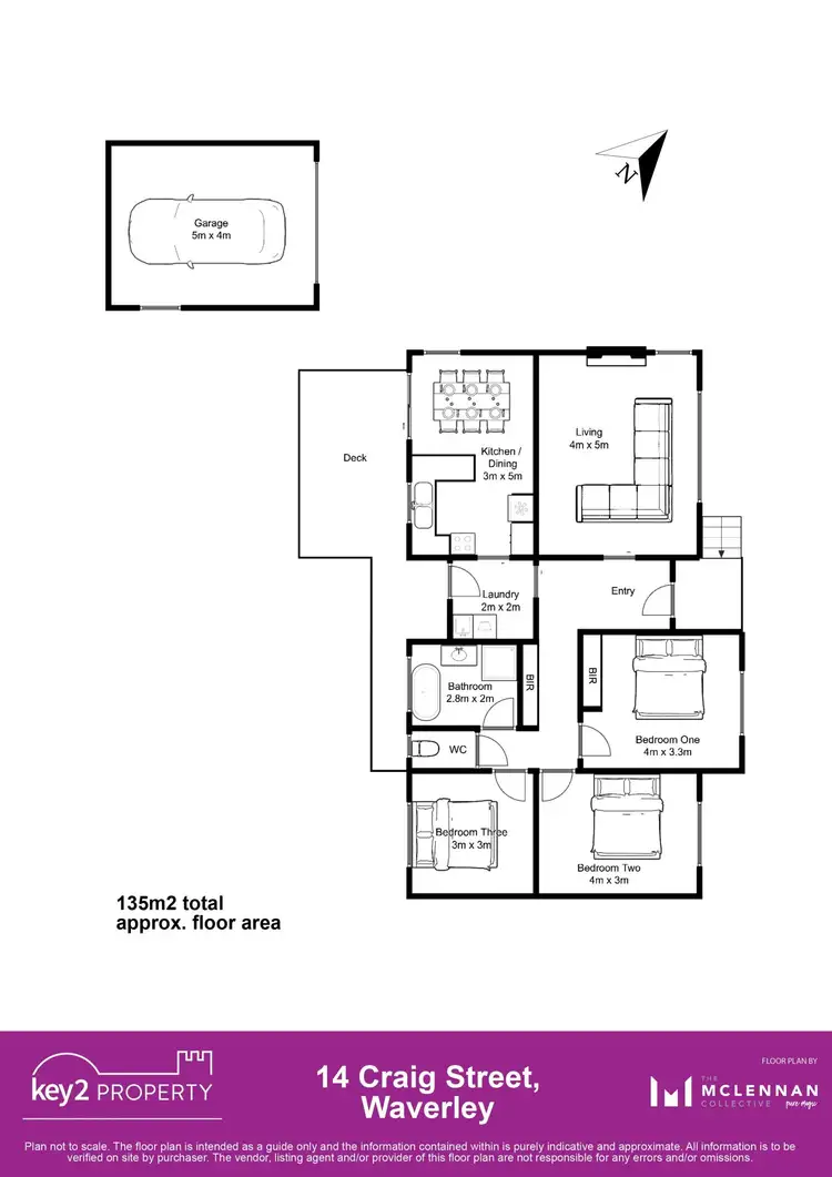 Floorplan of Homely house listing, 14 Craig Street, Waverley TAS 7250