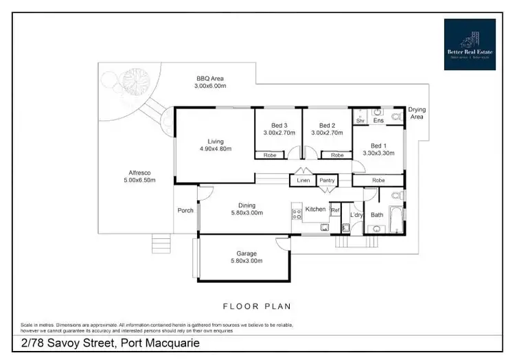 Floorplan of Homely villa listing, 2/78 Savoy Street, Port Macquarie NSW 2444