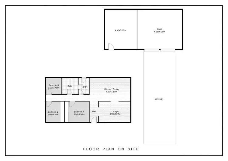 Floorplan of Homely house listing, 11 Caldwell Drive, Kimba SA 5641