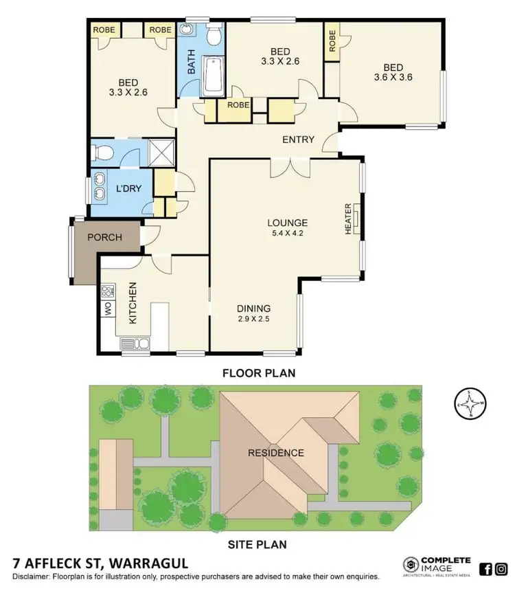 Floorplan of Homely house listing, 7 Affleck Street, Warragul VIC 3820