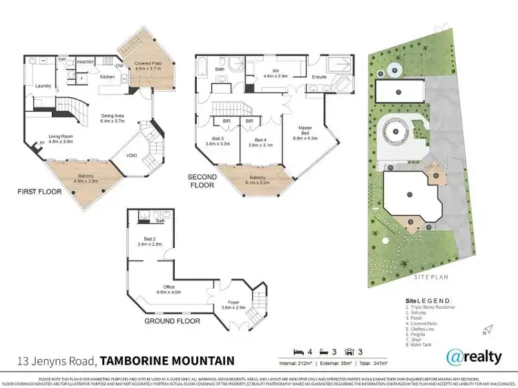 Floorplan of Homely house listing, 13 Jenyns Road, Tamborine Mountain QLD 4272