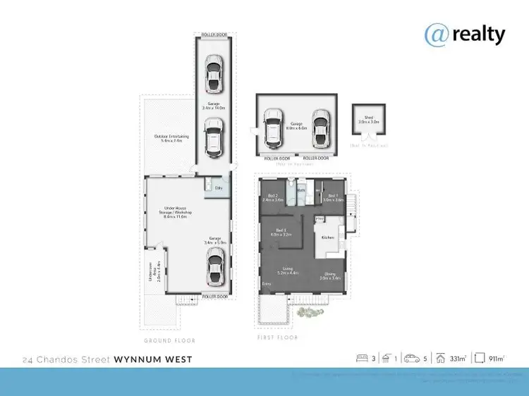 Floorplan of Homely house listing, 24 Chandos Street, Wynnum West QLD 4178