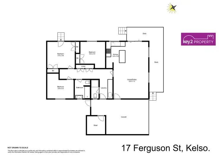 Floorplan of Homely house listing, 17 Ferguson Street, Kelso TAS 7270