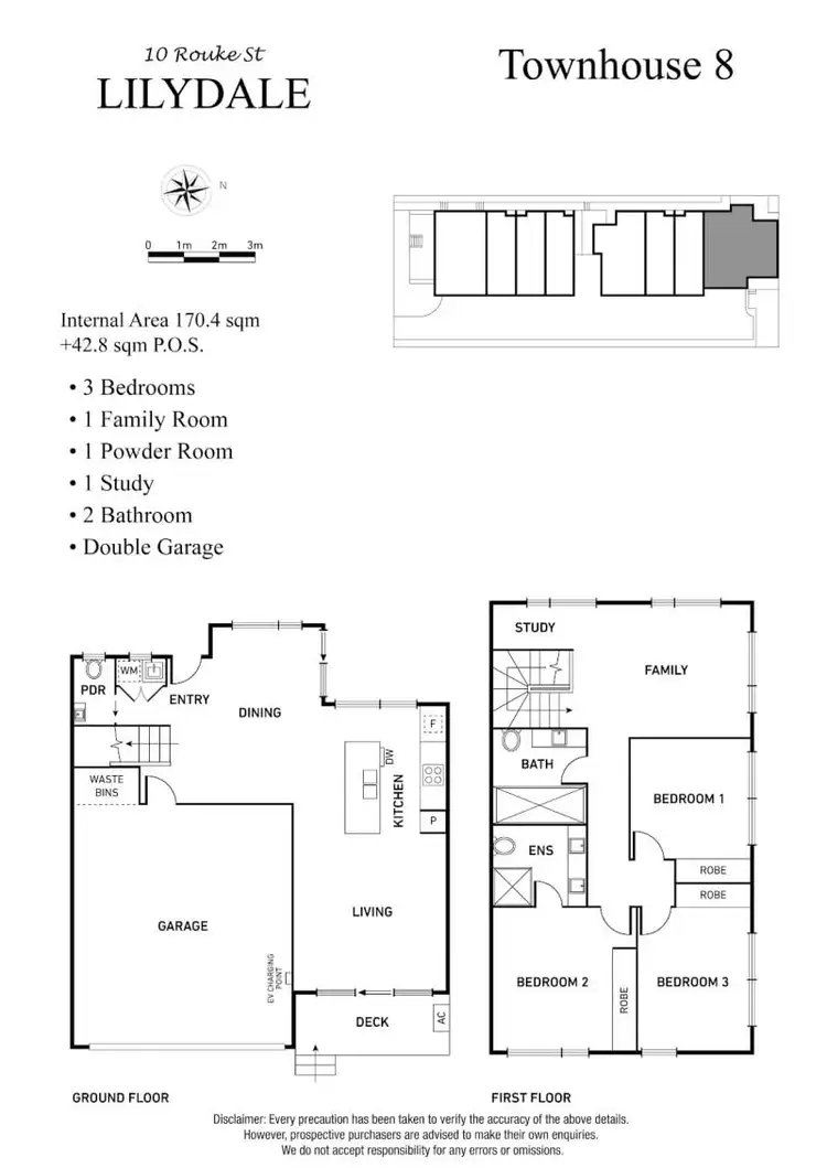Floorplan of Homely townhouse listing, 8/10 Rouke Street, Lilydale VIC 3140