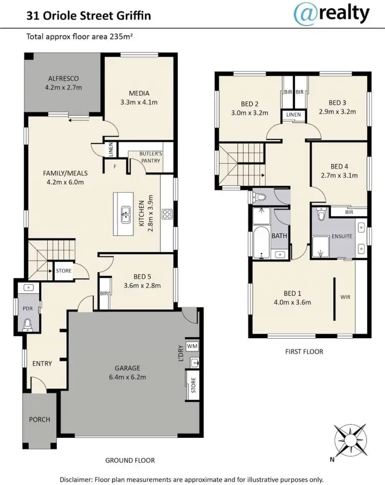 Floorplan of Homely house listing, 31 Oriole Street, Griffin QLD 4503
