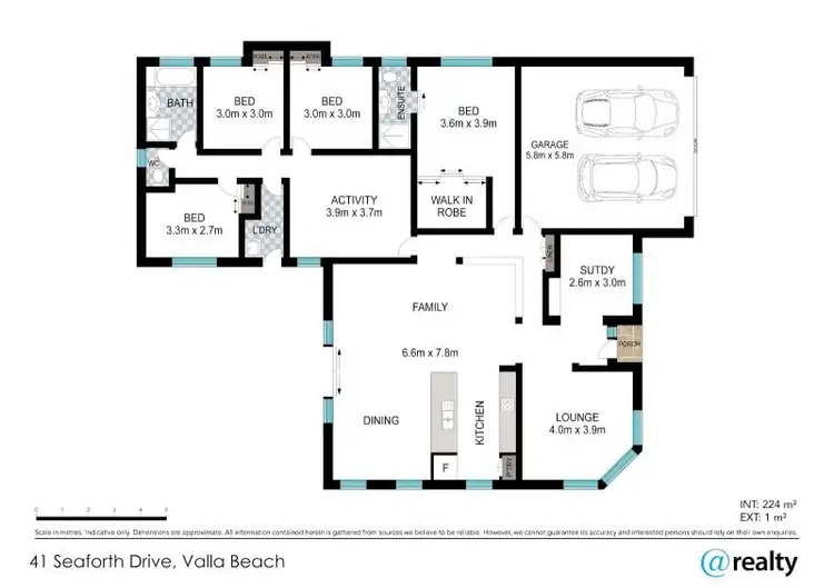 Floorplan of Homely house listing, 41 Seaforth Drive, Valla Beach NSW 2448