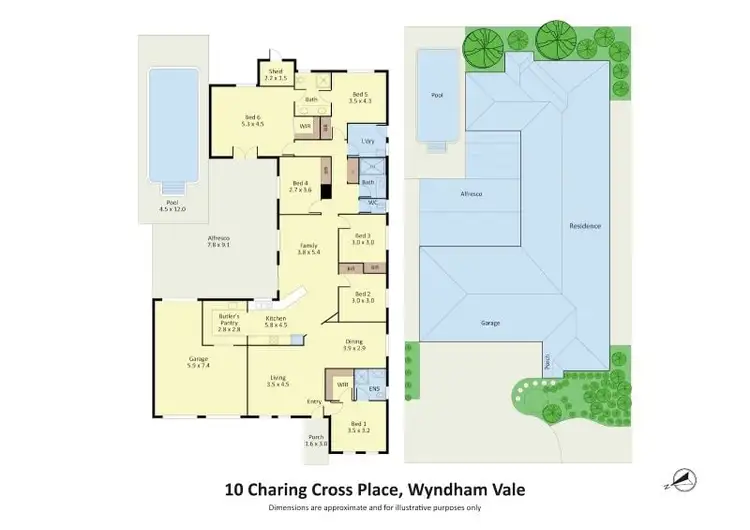 Floorplan of Homely house listing, 10 Charing Cross Place, Wyndham Vale VIC 3024