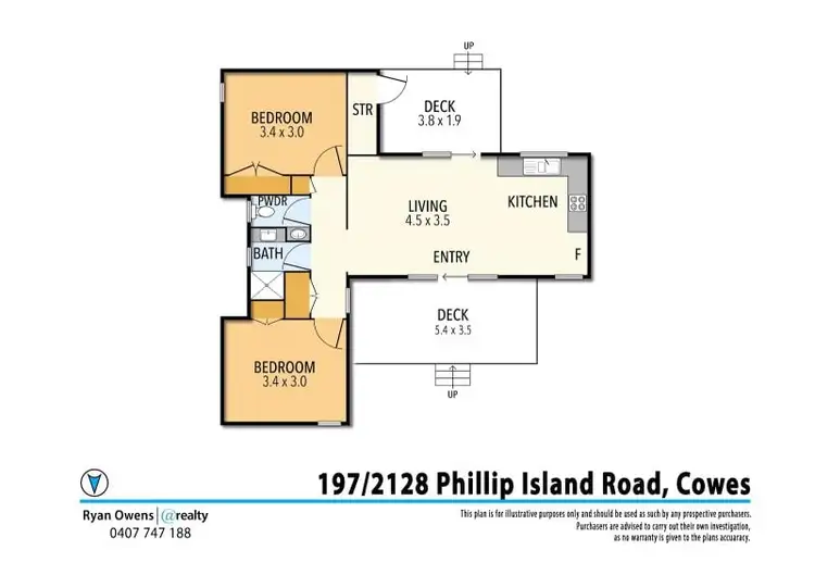 Floorplan of Homely villa listing, 197/2128 Phillip Island Road, Cowes VIC 3922