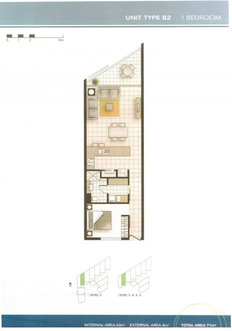 Floorplan of Homely unit listing, 7/26 River Street, Mackay QLD 4740