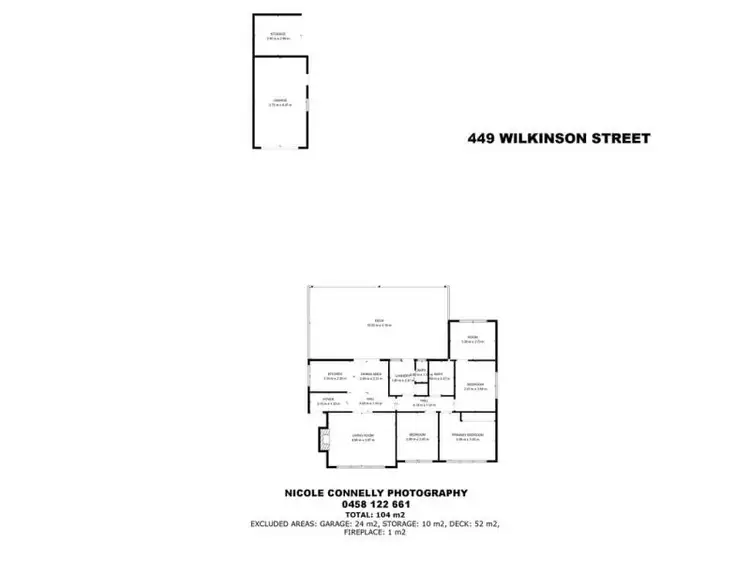 Floorplan of Homely house listing, 449 Wilkinson Street, Deniliquin NSW 2710