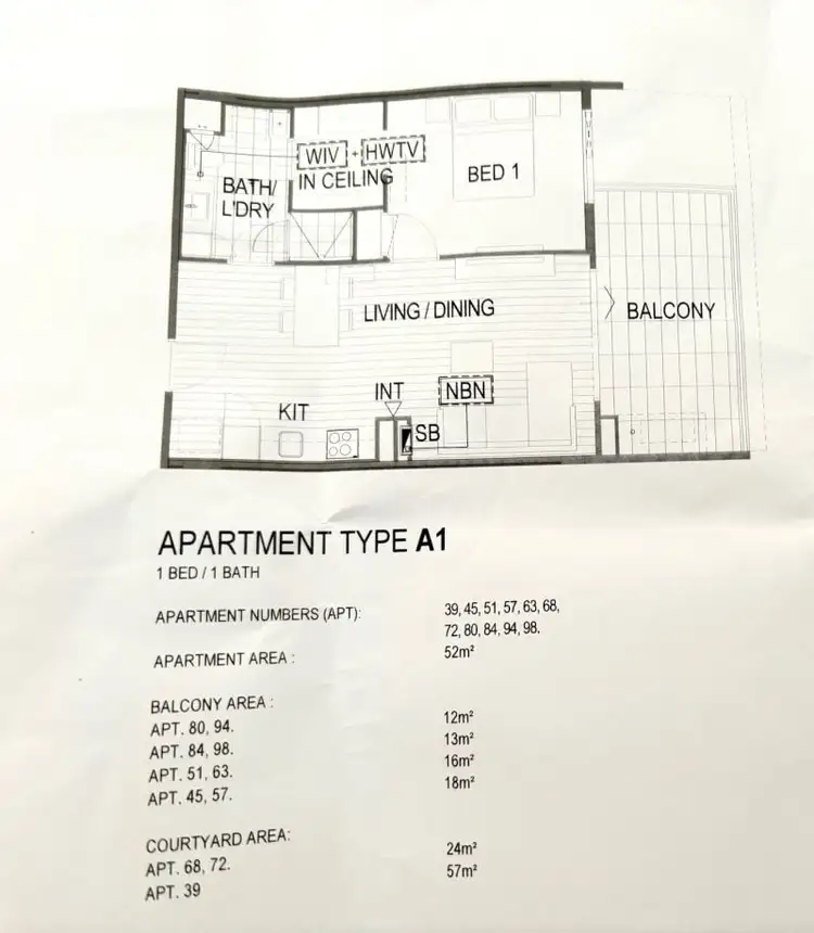 Floorplan of Homely apartment listing, 63/61 Waverley Street, Dianella WA 6059