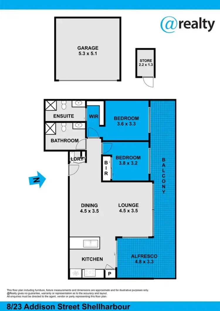 Floorplan of Homely apartment listing, 8/23 Addison Street, Shellharbour NSW 2529