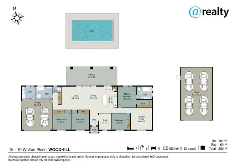 Floorplan of Homely rural property listing, 15 Walton Place, Woodhill QLD 4285