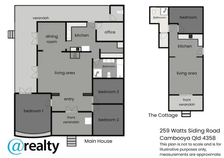Floorplan of Homely rural property listing, 259 Watts Siding Road, Cambooya QLD 4358