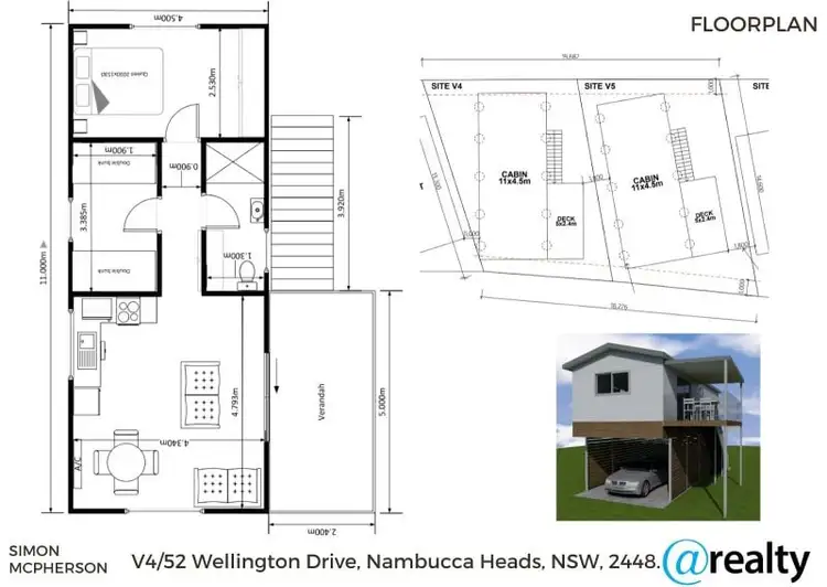 Floorplan of Homely retirement listing, v4/52 Wellington Drive, Nambucca Heads NSW 2448