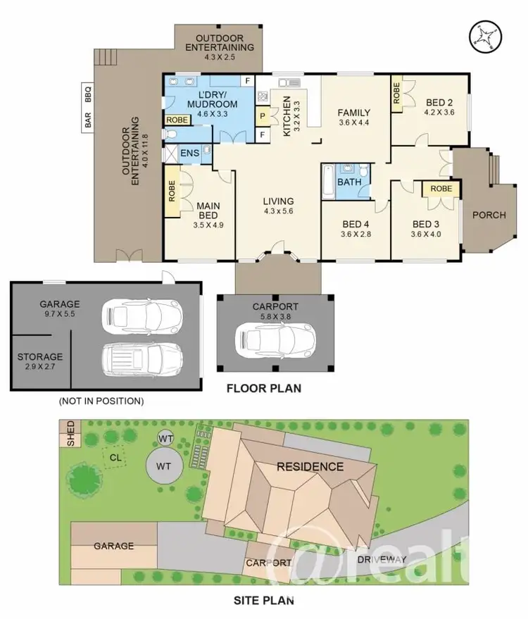 Floorplan of Homely house listing, 5 Boyce Street, Brandy Creek VIC 3821