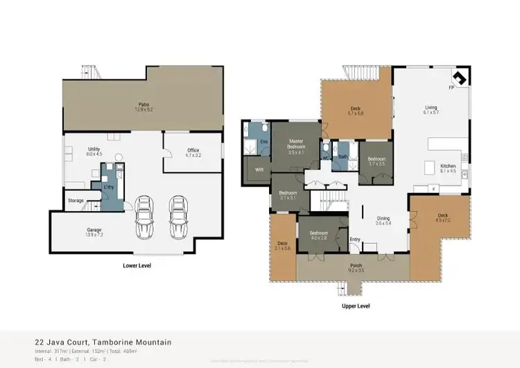 Floorplan of Homely house listing, 22 Java Court, Tamborine Mountain QLD 4272