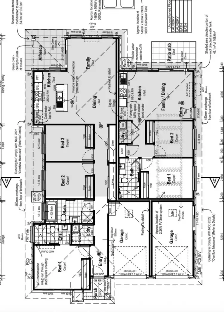 Floorplan of Homely semi-detached listing, 1 Ryans Road, Gillieston Heights NSW 2321