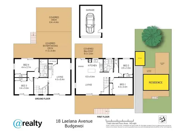 Floorplan of Homely house listing, 18 Laelana Avenue, Budgewoi NSW 2262