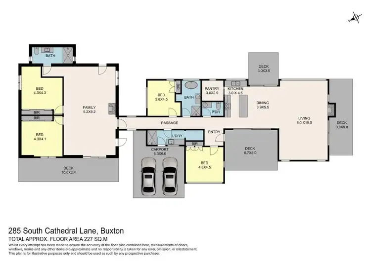 Floorplan of Homely house listing, 285 South Cathedral Lane, Buxton VIC 3711