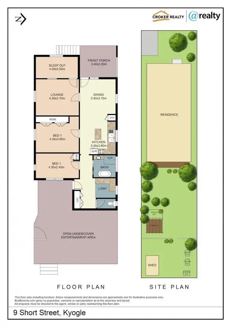 Floorplan of Homely house listing, 9 Short Street, Kyogle NSW 2474